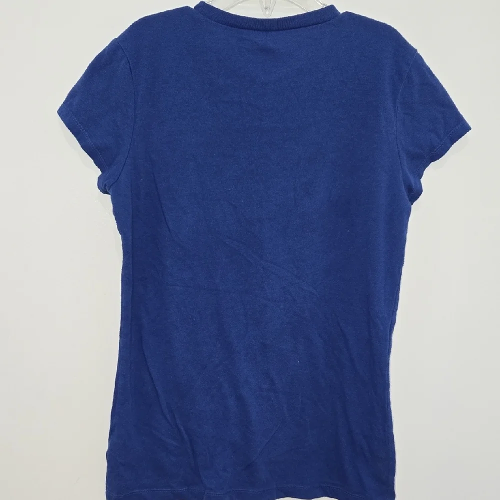 MLB LA Dodgers Graphic Blue Short Sleeve Girls T-Shirt Size L